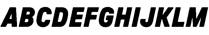 GTPressuraLCGV BlackItalic 2 Font UPPERCASE
