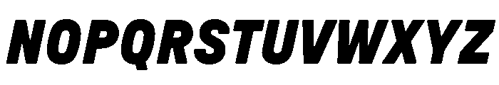 GTPressuraLCGV BlackItalic Font UPPERCASE