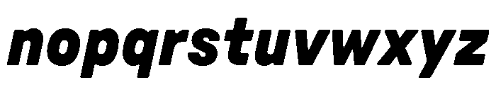 GTPressuraLCGV BlackItalic Font LOWERCASE