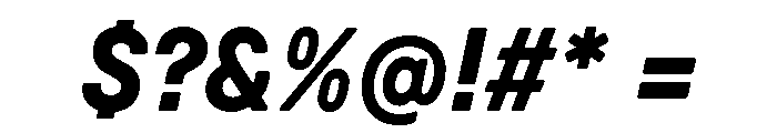 GTPressuraLCGV BoldItalic Font OTHER CHARS