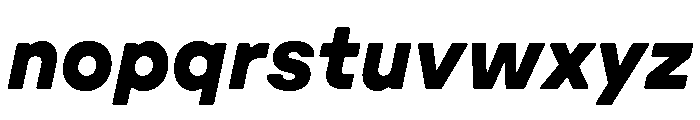 GTPressuraLCGV ExtendedBlackItalic 2 Font LOWERCASE