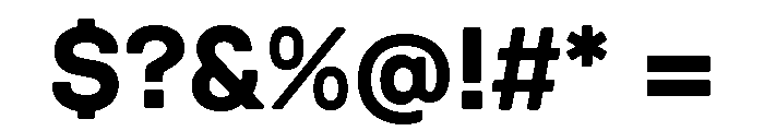 GTPressuraLCGV ExtendedBold Font OTHER CHARS