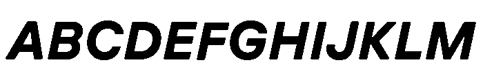 GTPressuraLCGV ExtendedBoldItalic 2 Font UPPERCASE