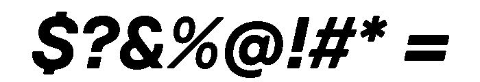 GTPressuraLCGV ExtendedBoldItalic Font OTHER CHARS