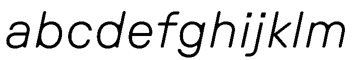 GTPressuraLCGV ExtendedLightItalic FONT