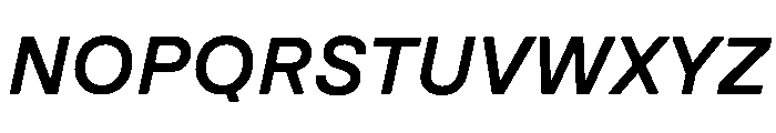 GTPressuraLCGV ExtendedMediumItalic 2 Font UPPERCASE