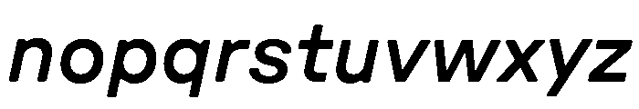 GTPressuraLCGV ExtendedMediumItalic 2 Font LOWERCASE