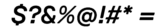 GTPressuraLCGV ExtendedMediumItalic Font OTHER CHARS