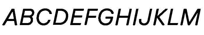 GTPressuraLCGV ExtendedRegularItalic 2 Font UPPERCASE