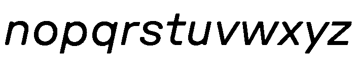 GTPressuraLCGV ExtendedRegularItalic 2 Font LOWERCASE