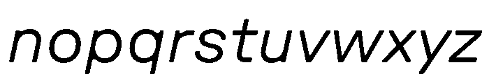 GTPressuraLCGV ExtendedTextItalic 2 Font LOWERCASE