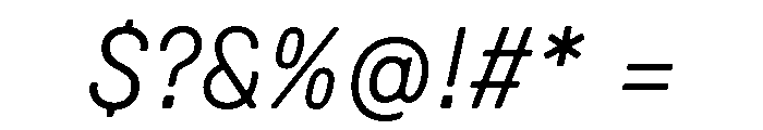 GTPressuraLCGV LightItalic 2 Font OTHER CHARS