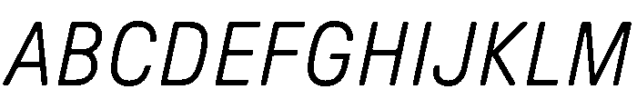 GTPressuraLCGV LightItalic 2 Font UPPERCASE