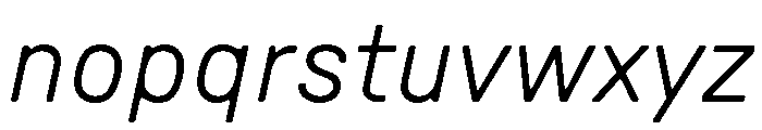 GTPressuraLCGV LightItalic 2 Font LOWERCASE