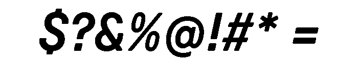 GTPressuraLCGV MediumItalic 2 Font OTHER CHARS