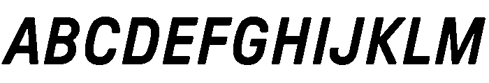 GTPressuraLCGV MediumItalic Font UPPERCASE