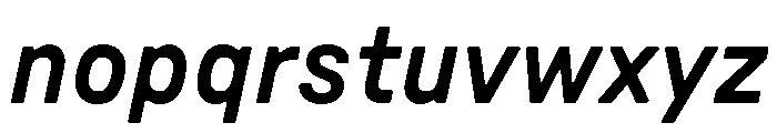 GTPressuraLCGV MediumItalic Font LOWERCASE