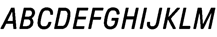 GTPressuraLCGV RegularItalic 2 Font UPPERCASE