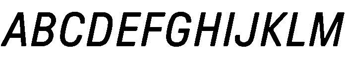 GTPressuraLCGV RegularItalic Font UPPERCASE