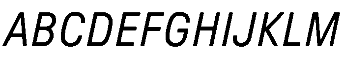 GTPressuraLCGV TextItalic 2 Font UPPERCASE