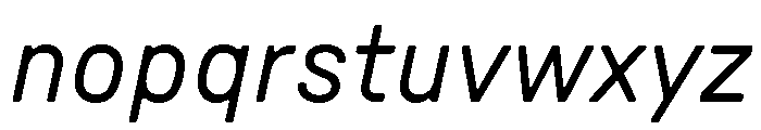 GTPressuraLCGV TextItalic 2 Font LOWERCASE