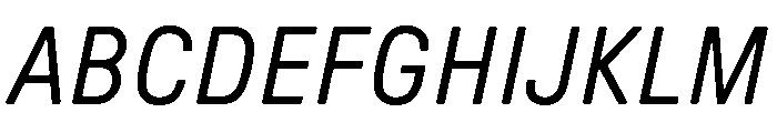 GTPressuraLCGV TextItalic Font UPPERCASE