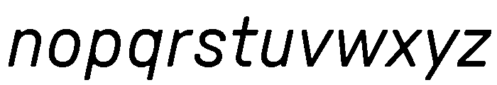 GTPressuraLCGV TextItalic Font LOWERCASE