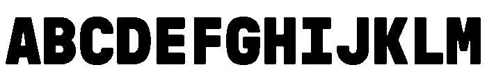 GTPressuraLCGVMono Black 2 Font UPPERCASE