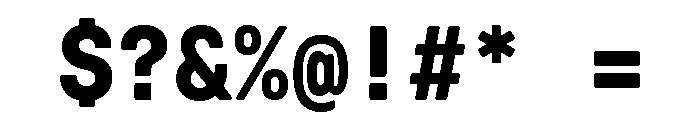 GTPressuraLCGVMono Bold Font OTHER CHARS