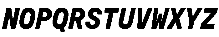 GTPressuraLCGVMono BoldItalic Font UPPERCASE