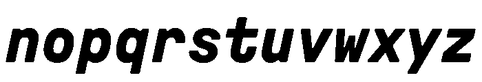 GTPressuraLCGVMono BoldItalic Font LOWERCASE