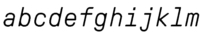 GTPressuraLCGVMono LightItalic FONT