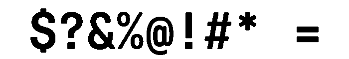 GTPressuraLCGVMono Medium Font OTHER CHARS