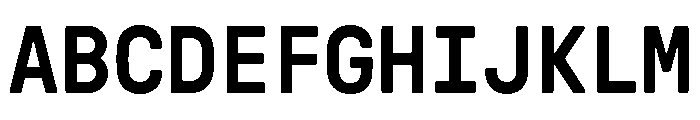 GTPressuraLCGVMono Medium Font UPPERCASE