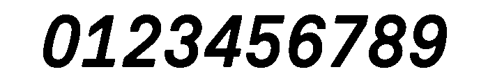 GTPressuraLCGVMono MediumItalic Font OTHER CHARS