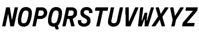 GTPressuraLCGVMono MediumItalic Font UPPERCASE