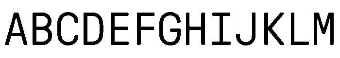 GTPressuraLCGVMono Text Font UPPERCASE
