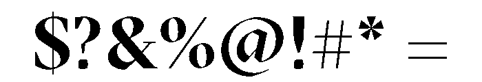 GTSectraDisplayLCG Bold 2 Font OTHER CHARS