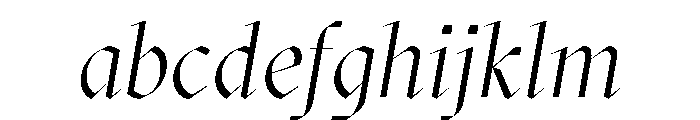GTSectraDisplayLCG LightItalic FONT
