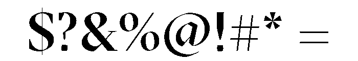 GTSectraDisplayLCG Medium 2 Font OTHER CHARS