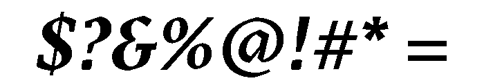 GTSectraLCG BoldItalic 2 Font OTHER CHARS