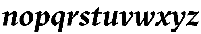 GTSectraLCG BoldItalic 2 Font LOWERCASE