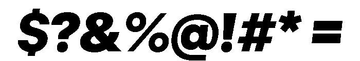GTStandard LBlackOblique Font OTHER CHARS