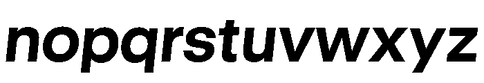 GTStandard LBoldOblique Font LOWERCASE