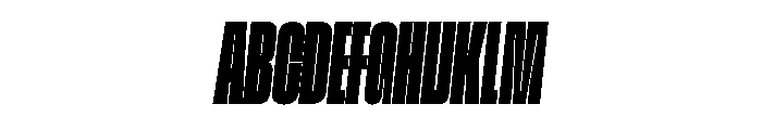 GTStandard LCompressedBlackOblique 2 Font UPPERCASE