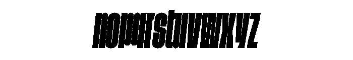 GTStandard LCompressedBlackOblique 2 Font LOWERCASE