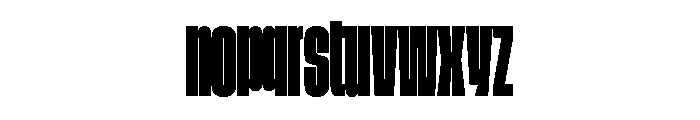 GTStandard LCompressedBlack Font LOWERCASE
