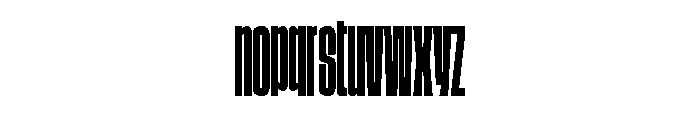 GTStandard LCompressedBold 2 Font LOWERCASE