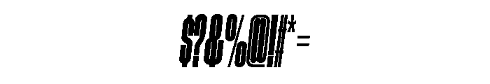GTStandard LCompressedBoldOblique Font OTHER CHARS