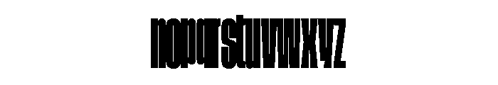 GTStandard LCompressedHeavy 2 Font LOWERCASE